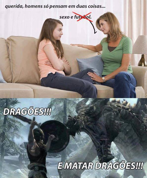 e matar dragões - meme