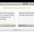 Petition to deport Justin Beiber