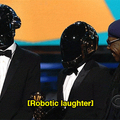 Daft punk won 5 GRAMMYS! They are the best