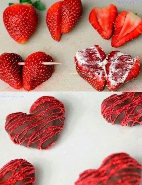 chocolate strawberry hearts ♡ - meme