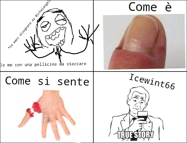 True Finger Story - meme