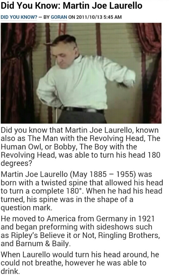 The boy with the revolving head - meme