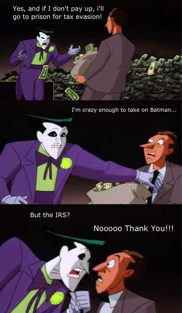 Even the joker has his limits - meme