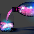 A glass of milky way