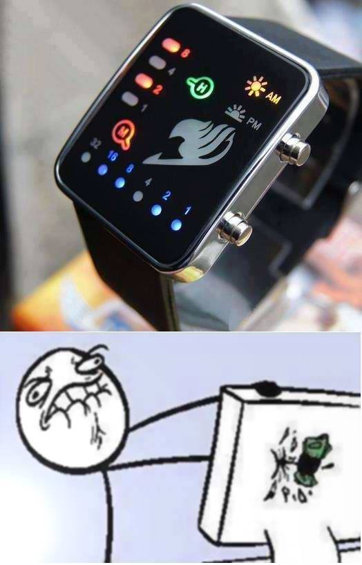 how the hell do you read this watch?! - meme