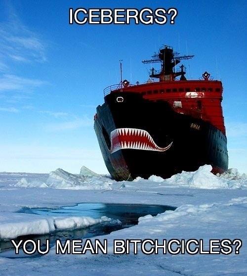 Yamal, Arktika class nuclear ice breaker - meme