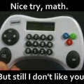 Still hatin math