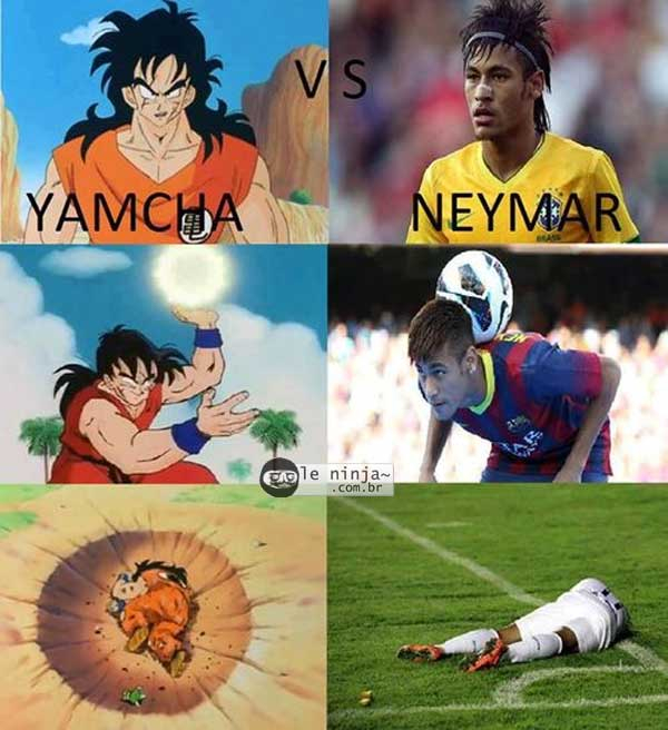 Yamcha=Neymar - meme