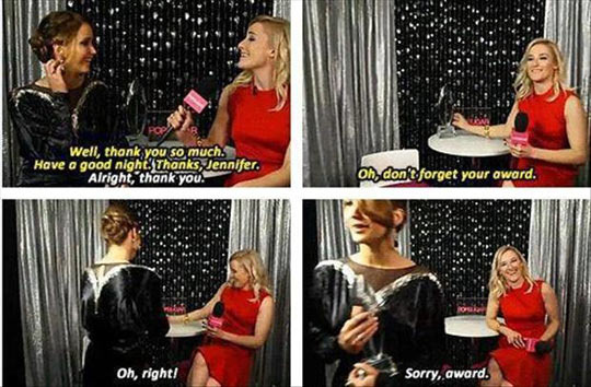Oh, award. - meme