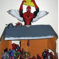 A spiderman nativity