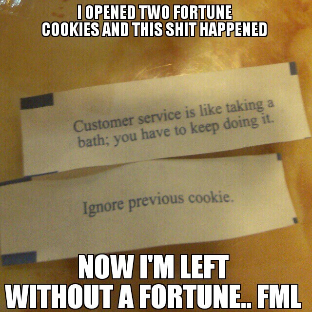 Fortune cookie gone wrong! - meme