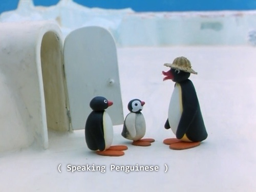 God damn penguinese! - meme