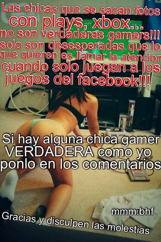Las chicas como esta no son gamers!  - meme