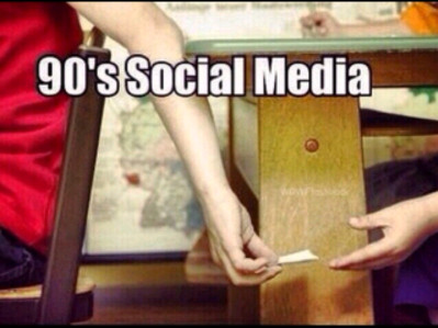 90s social media - meme