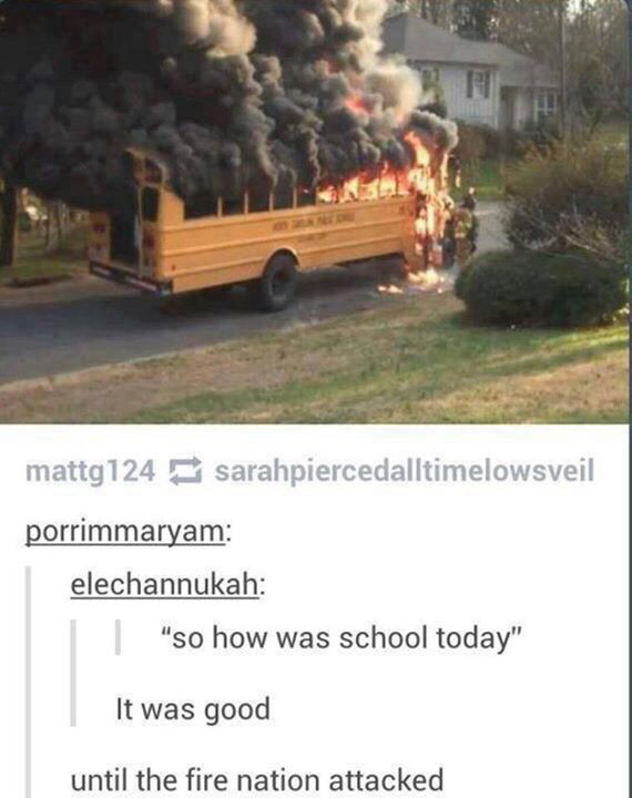Magic school bus had an accident... - meme
