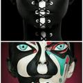 awesome paintings on face......o_O