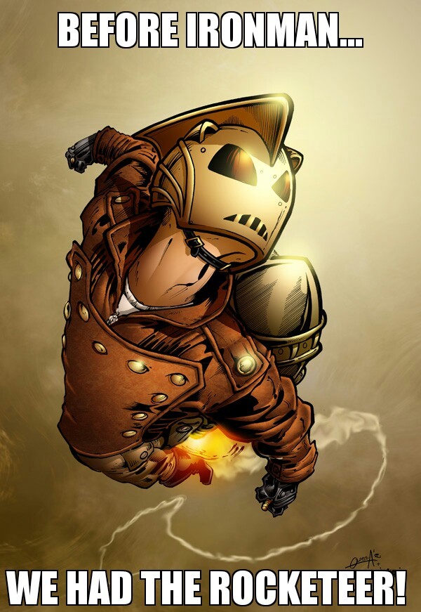 Most of you are probably too young to knew about The Rocketeer! - meme