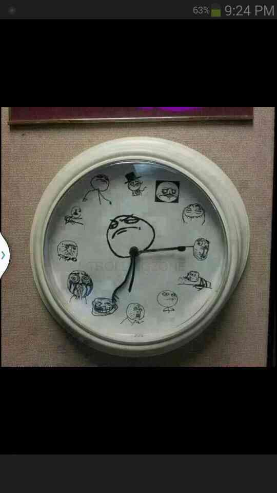 awesome clock - meme