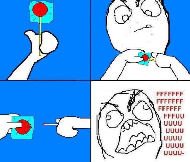 Lollipop fail - meme
