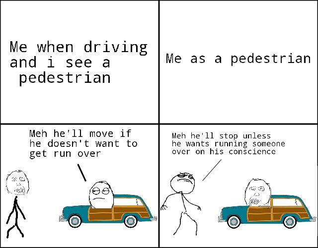 Pedestrians - meme