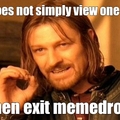 One does not