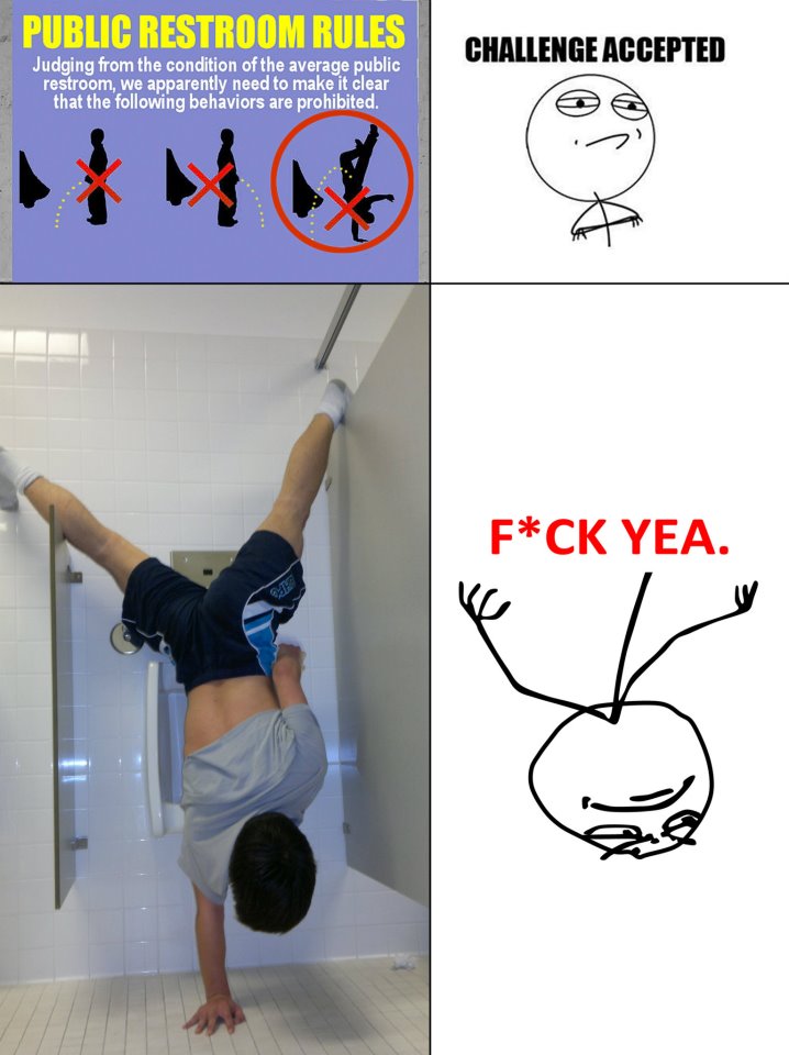 Urinal Olympics - meme