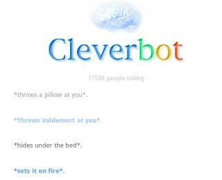 cleverbot is so mean :c - meme