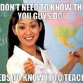 Actually, teach...