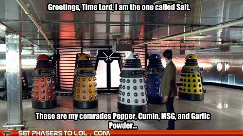 The New Dalek Paradigm, available at a dinner table near you. - meme