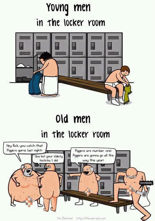 the locker room - meme