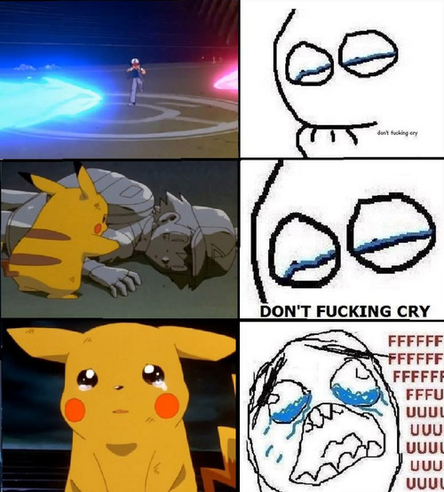 Dont cry they said. - meme
