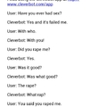 The things Cleverbot says