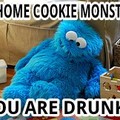 Go home cookie monster