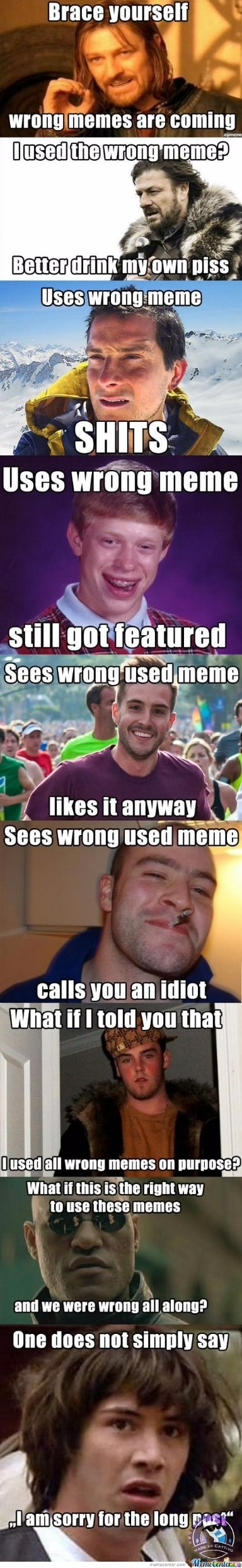 fb being using meme wrong all the time!