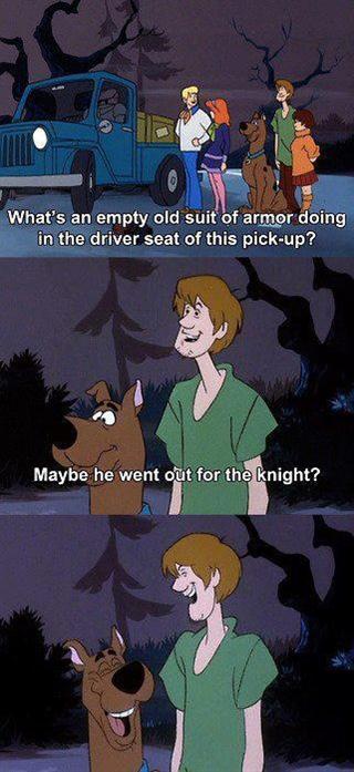 Like zoinks scoob, he has a finger up your butt! - meme
