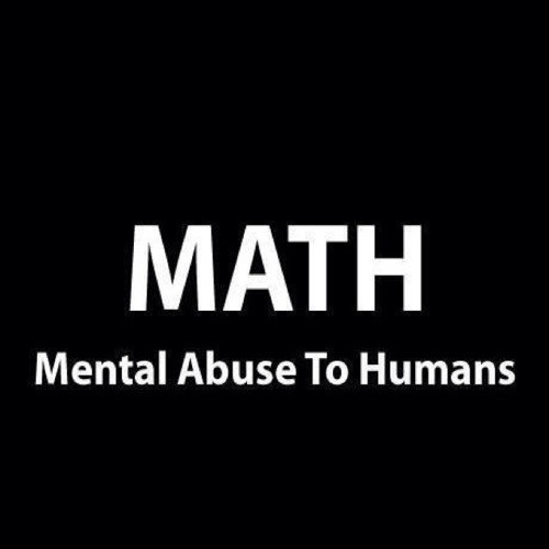 Je déteste les maths. - meme