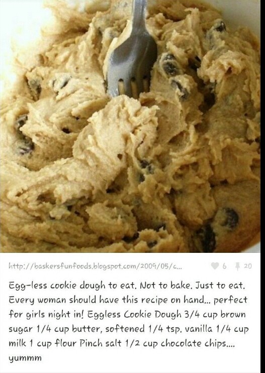 edible cookie dough without getting sick - meme