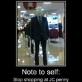 slender at the store