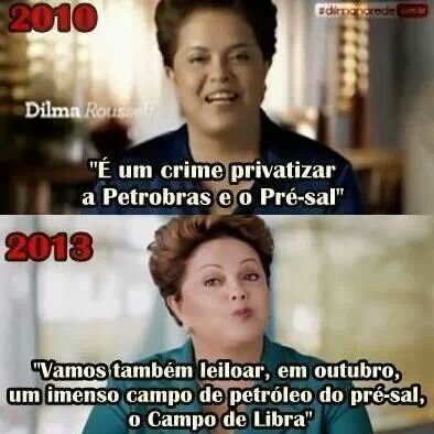 Saia Dilma - meme
