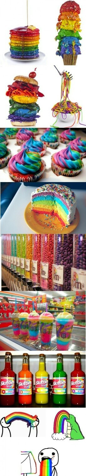 torta arcoiris - meme