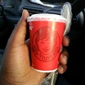 this is a small frosty at Wendy's that i got.... like wtf?