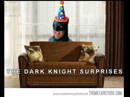 the dark knight surprises - meme