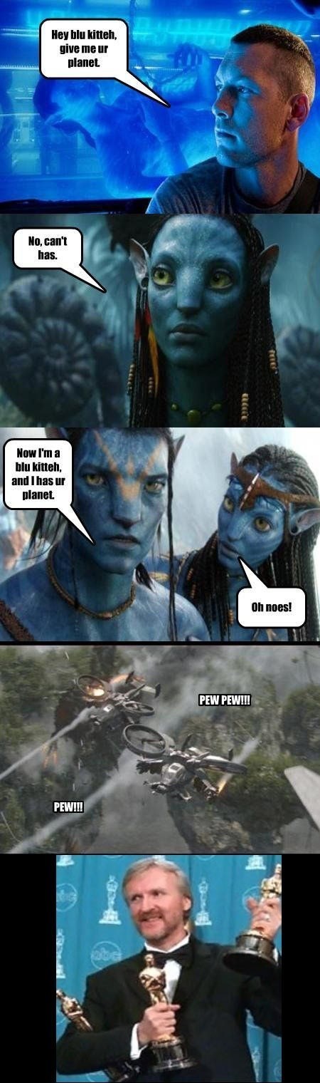 Avatar in a nutshell.. - meme