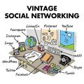vintage social networking