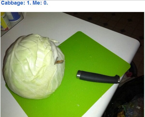 poor cabbage - meme