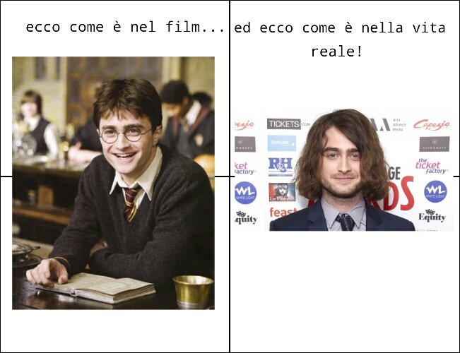 Harry Potter nella vita reale - meme
