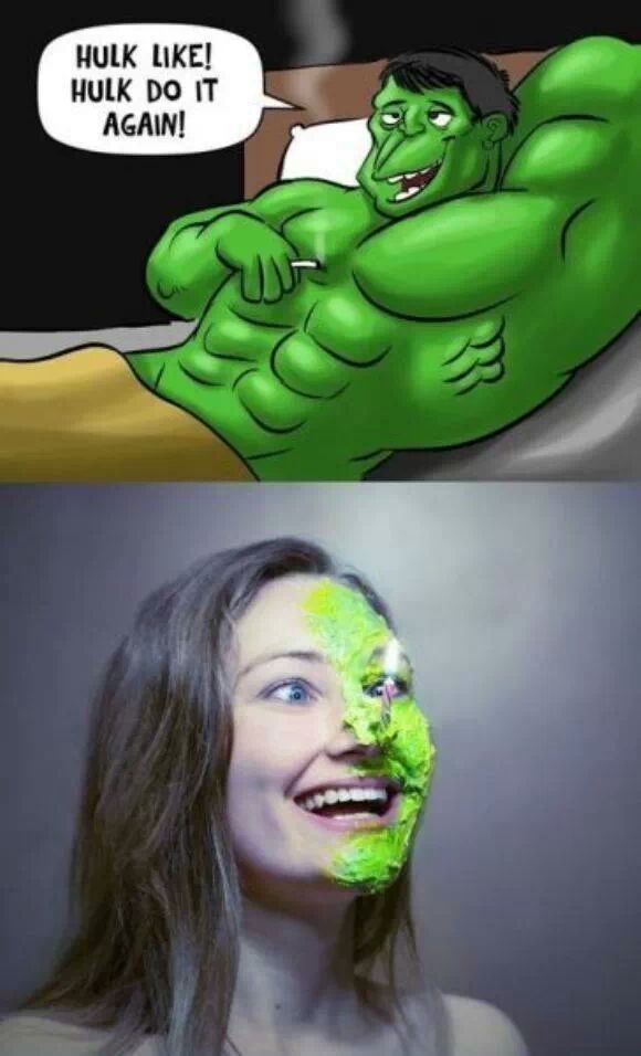 hulk hung - meme