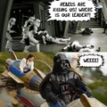Darth Vader takes a day off