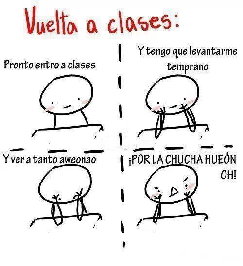 Vuelta a clases... - meme