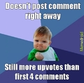 5th commenter wins Memedroid